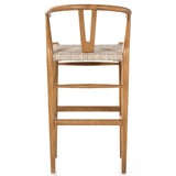 Muestra Bar Stool, Natural Teak by Four Hands