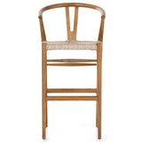 Muestra Bar Stool, Natural Teak by Four Hands