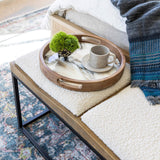 Josephine Bench, Knoll Natural by Four Hands