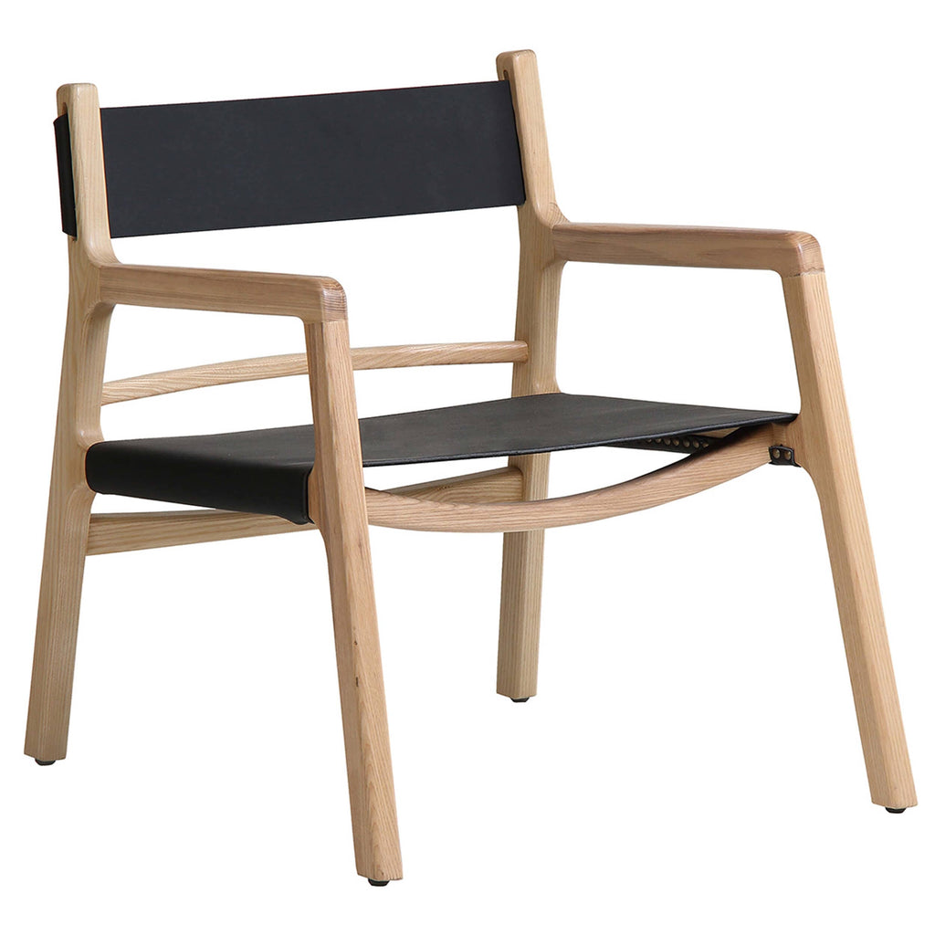 Kolding Leather Chair, Kohl Black High Fashion Home