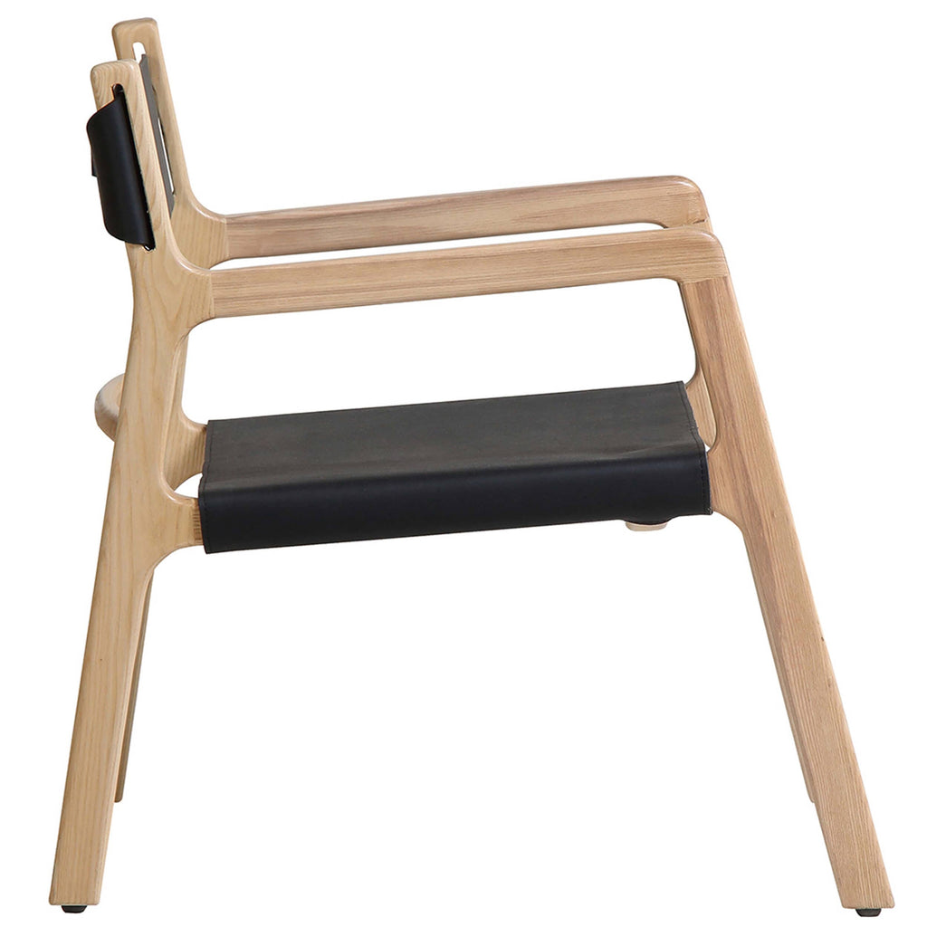 Kolding Leather Chair, Kohl Black High Fashion Home