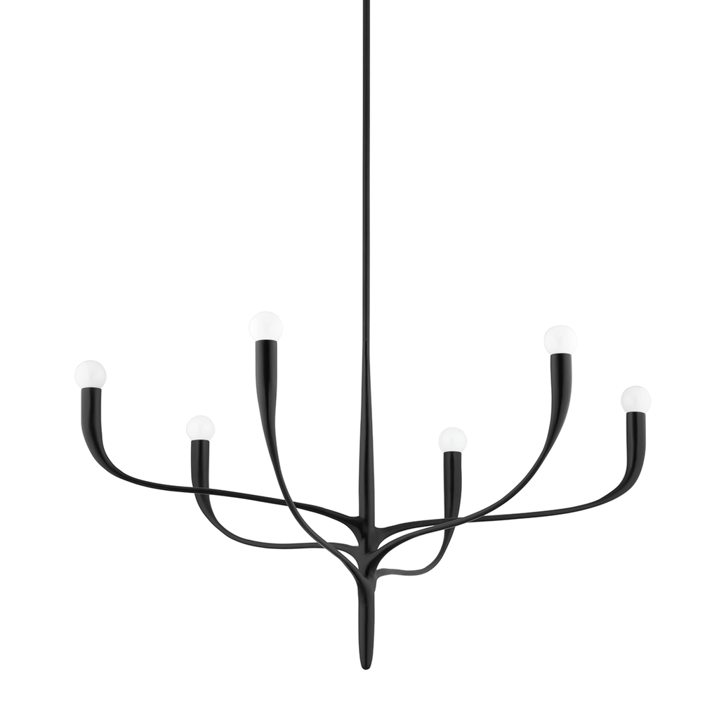 Labra Chandelier, Black High Fashion Home