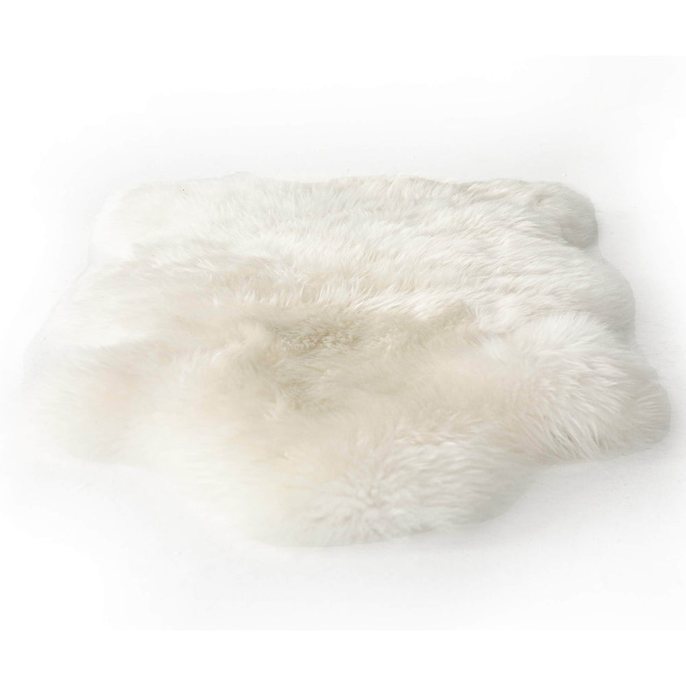 Lalo Lambskin Throw, Cream by Four Hands