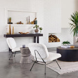 Lina End Table, Dark Grey - Furniture - Accent Tables - High Fashion Home
