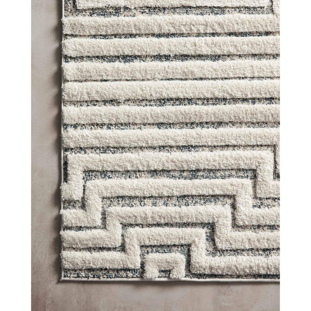 Loloi II Rug Hagen HAG03, White/Sky High Fashion Home