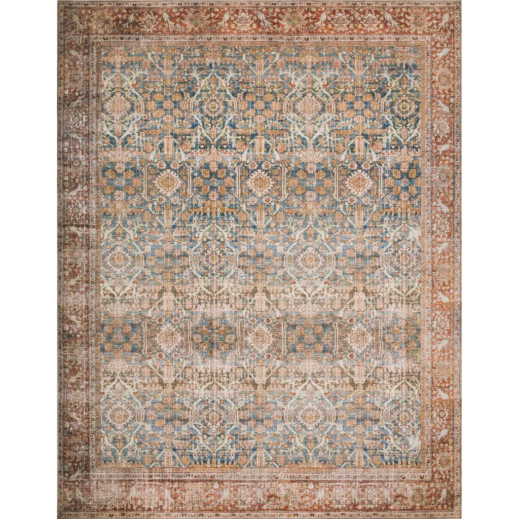 Loloi Rug Layla LAY-04, Ocean/Rust – High Fashion Home