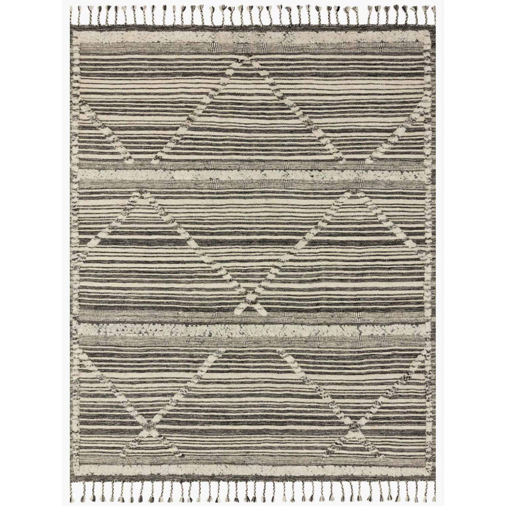 Loloi Rug Iman IMA-01, Ivory/Charcoal - Rugs1 - High Fashion Home