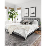Loloi Magnolia Home Rug Newton NET-01, Charcoal/Ivory - Rugs1 - High Fashion Home