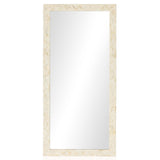 Loredo Floor Mirror, White Bone-Accessories-High Fashion Home