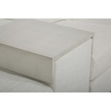 Lucca Sectional, Kipri Snow-Furniture - Sofas-High Fashion Home