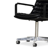 Malibu Arm Desk Chair, Rider Black-Furniture - Office-High Fashion Home