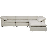 Mateo 5 Piece Modular Sectional w/Ottoman, Nomad Snow