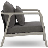 Numa Outdoor Chair, Charcoal/Weathered Grey - Modern Furniture - Accent Chairs - High Fashion Home