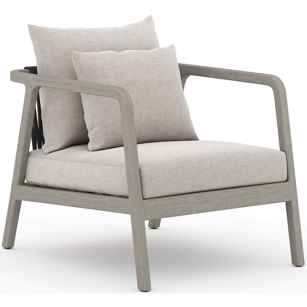 Numa Outdoor Chair, Stone Grey/Weathered Grey - Modern Furniture - Accent Chairs - High Fashion Home
