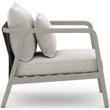 Numa Outdoor Chair, Stone Grey/Weathered Grey - Modern Furniture - Accent Chairs - High Fashion Home