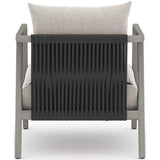 Numa Outdoor Chair, Stone Grey/Weathered Grey - Modern Furniture - Accent Chairs - High Fashion Home