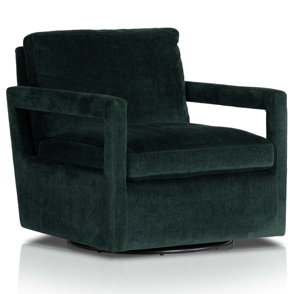 Olson Swivel Chair, Emerald by Four Hands