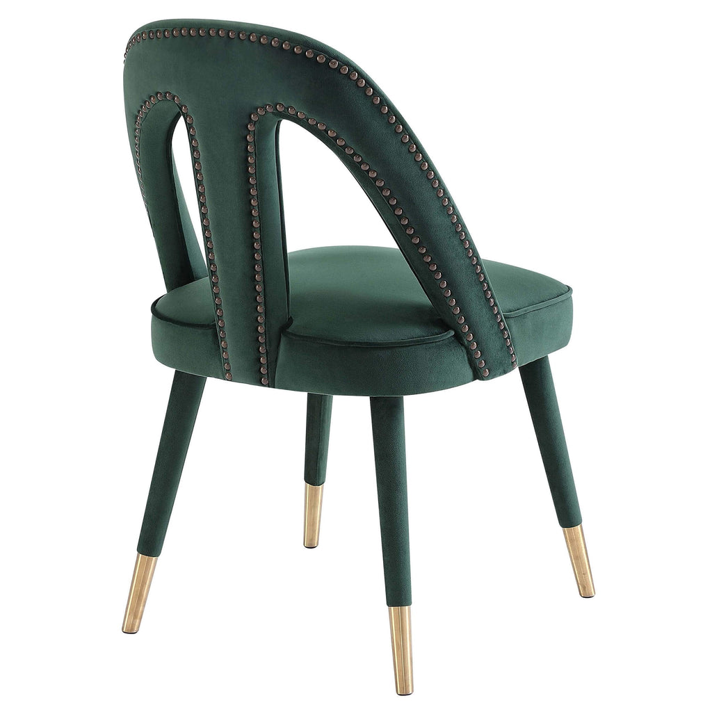 Forest green on sale dining chairs