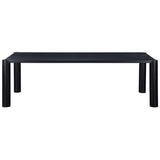 Post Dining Table, Black