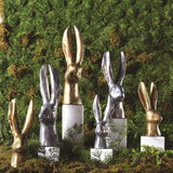 Rabbit, Reactive Matte Gold-Accessories-High Fashion Home