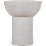 Searcy End Table, Matte White-Furniture - Accent Tables-High Fashion Home