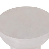 Searcy End Table, Matte White-Furniture - Accent Tables-High Fashion Home