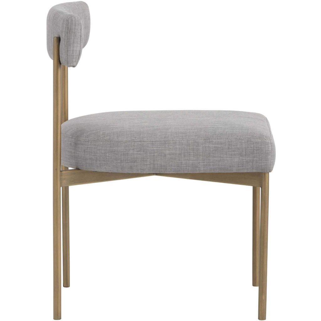Seneca Dining Chair Arena Cement Set of 2 High Fashion Home
