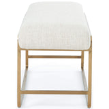 Sled Bench, Thames Cream - Furniture - Chairs - High Fashion Home