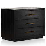 Suki Large Nightstand, Burnished Black by Four Hands