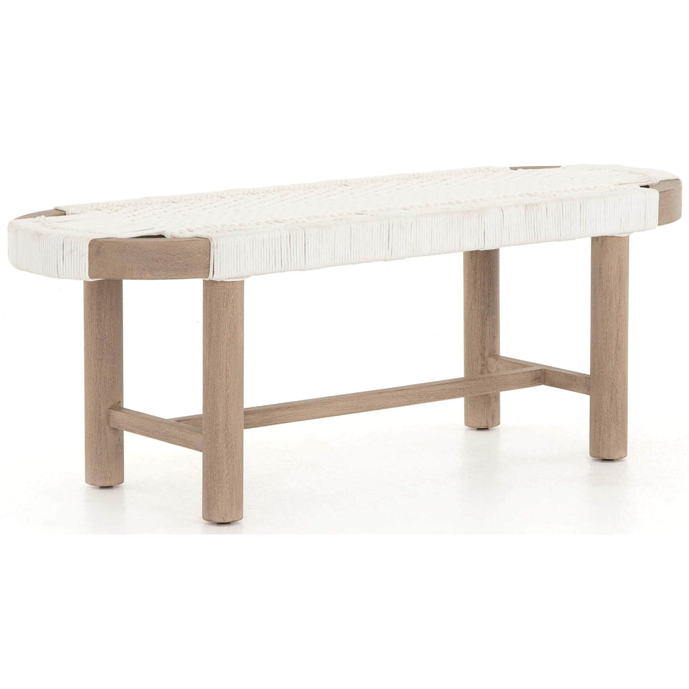 Summer Outdoor Bench, Washed Brown - Furniture - Chairs - High Fashion Home