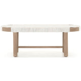 Summer Outdoor Bench, Washed Brown - Furniture - Chairs - High Fashion Home