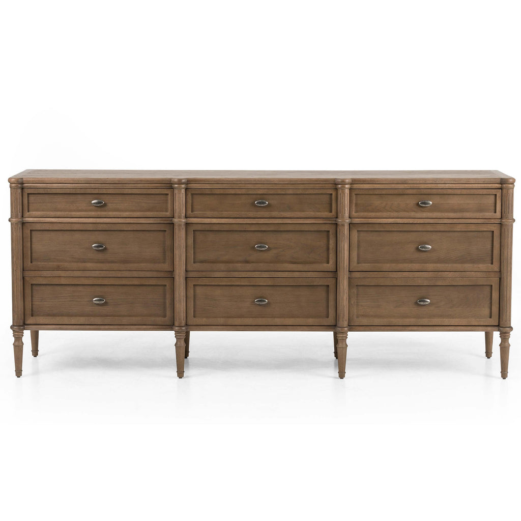 Toulouse 9 Drawer Dresser, Toasted Oak by Four Hands – High Fashion Home