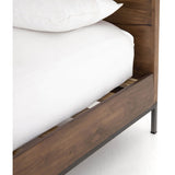 Trey Bed, Auburn Poplar - Modern Furniture - Beds - High Fashion Home