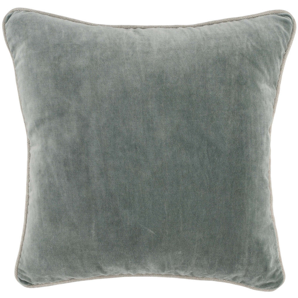 Heriloom Pillow, Bay Green-Accessories-High Fashion Home
