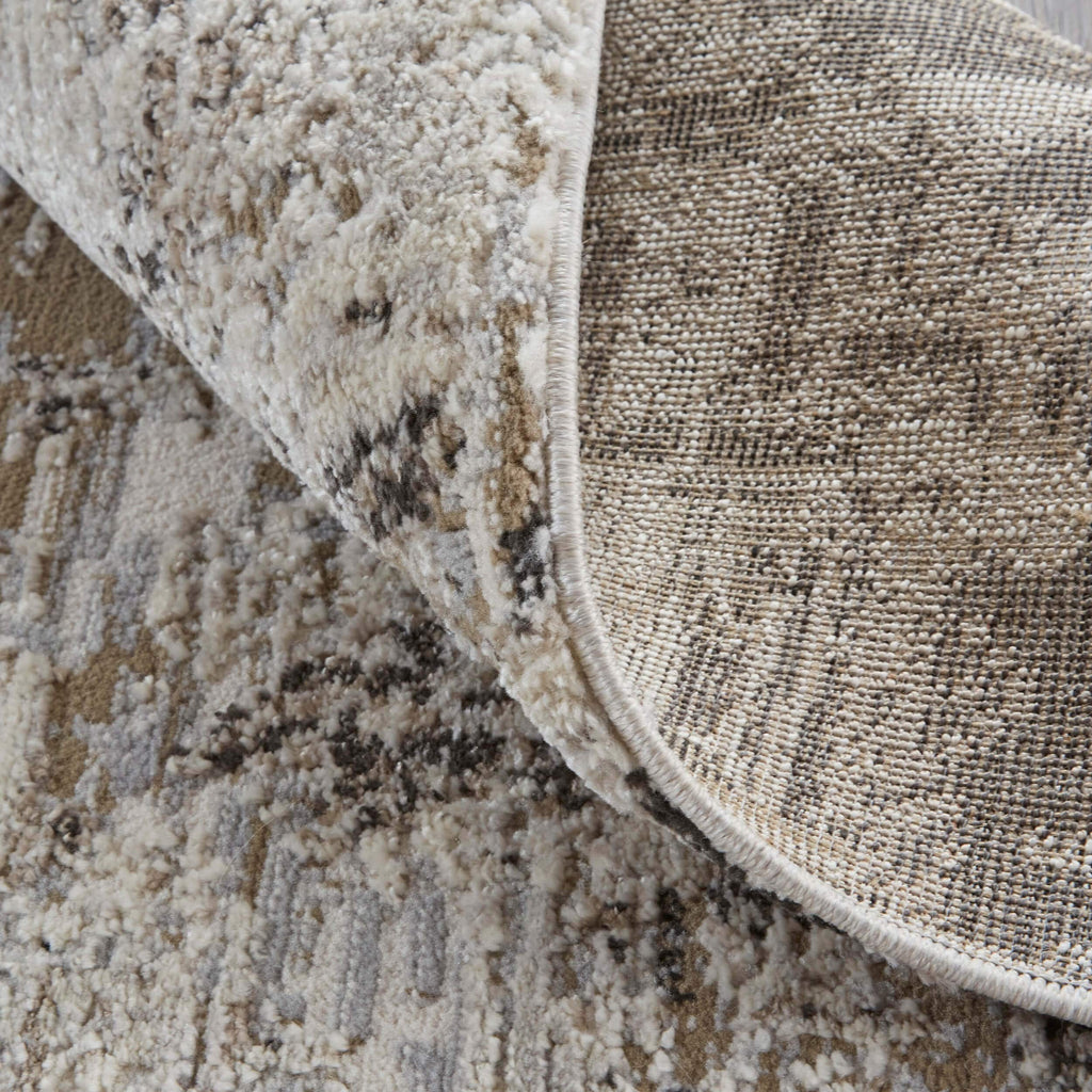 Feizy Rug Vancouver 39FHF, Ivory/Charcoal High Fashion Home