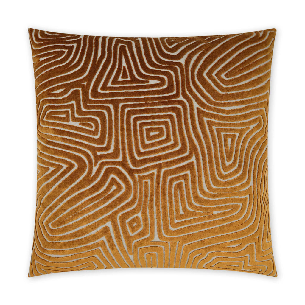 Vertigo Pillow, Rust High Fashion Home