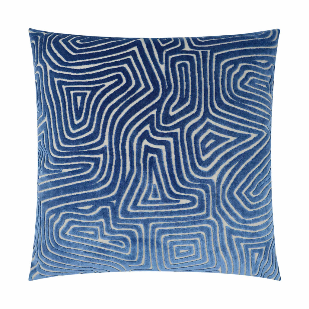 Vertigo Pillow, Blue High Fashion Home