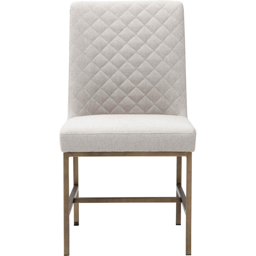 Zachary Dining Chair, Sunday Silver, Set of 2 High Fashion Home