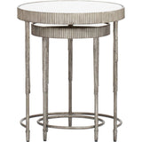 Accent Nesting Tables, Silver (Set of 2) - Furniture - Accent Tables - High Fashion Home