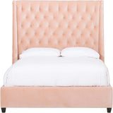 Amelia Tall Bed, Vance Rose - Modern Furniture - Beds - High Fashion Home