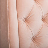 Amelia Tall Bed, Vance Rose - Modern Furniture - Beds - High Fashion Home