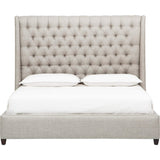 Amelia Tall Bed, Turbo Ash - Modern Furniture - Beds - High Fashion Home