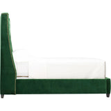 Amelia Tall Bed, Vance Emerald - Modern Furniture - Beds - High Fashion Home