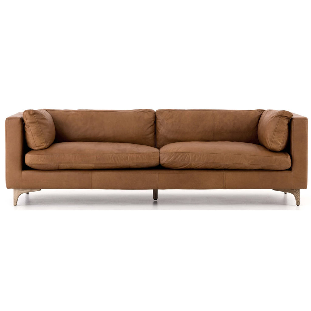 a. dépêche' VIDER sofa camel oil leather AnselLeatherSofa_OilBuffaloCam