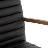 Bryson Leather Desk Chair, Durange Smoke - Furniture - Office - High Fashion Home