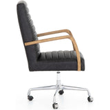 Bryson Leather Desk Chair, Durange Smoke - Furniture - Office - High Fashion Home