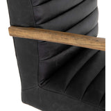 Bryson Leather Desk Chair, Durange Smoke - Furniture - Office - High Fashion Home