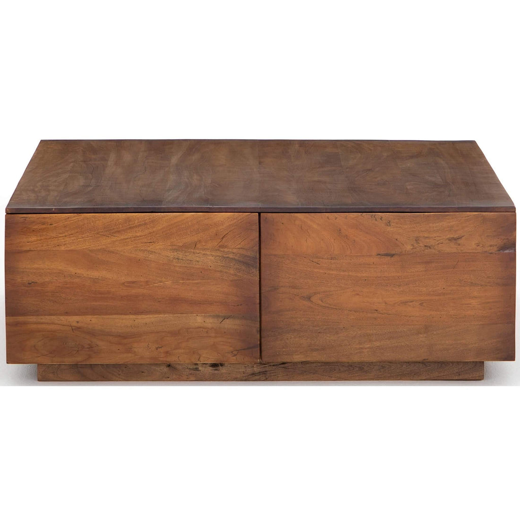 Duncan Storage Coffee Table, Reclaimed Fruitwood High Fashion Home
