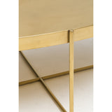 Gaultier Oval Coffee Table, Gold - Modern Furniture - Coffee Tables - High Fashion Home