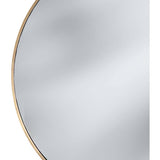 Hanging Circular Mirror, Brass - Accessories - High Fashion Home